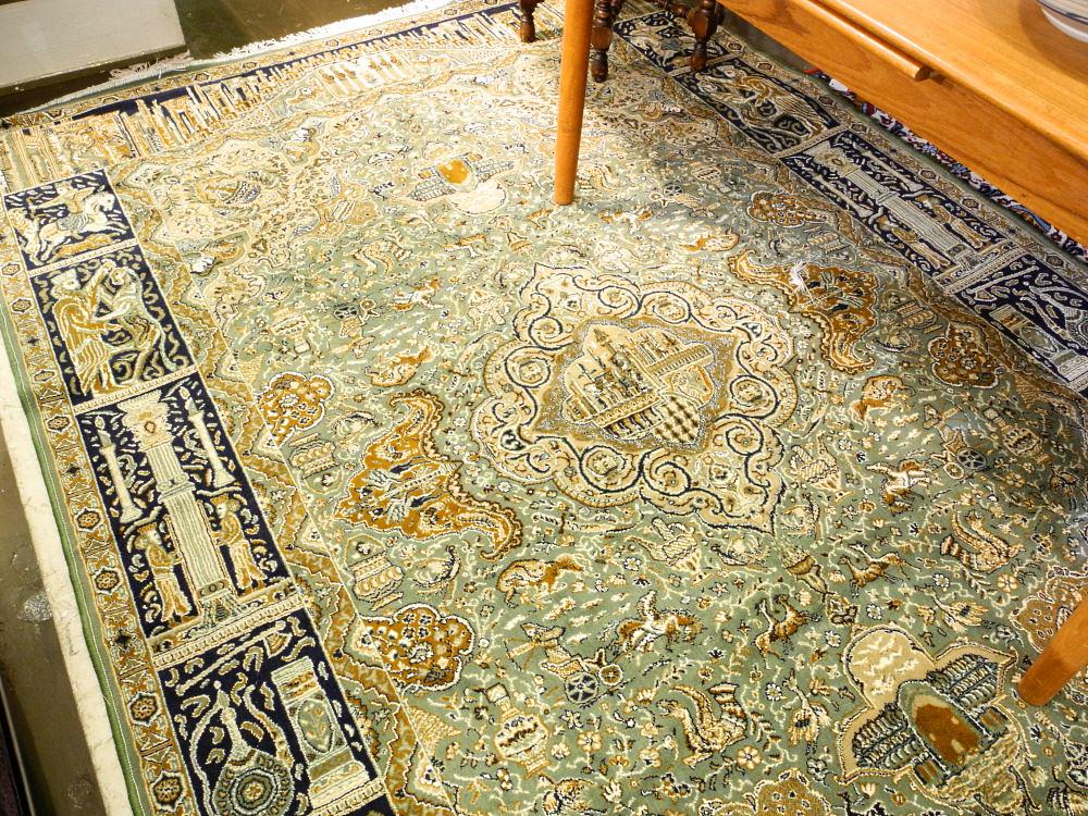 Tabriz Style Carpet approximately 10' x 6'6". (1 of 4)