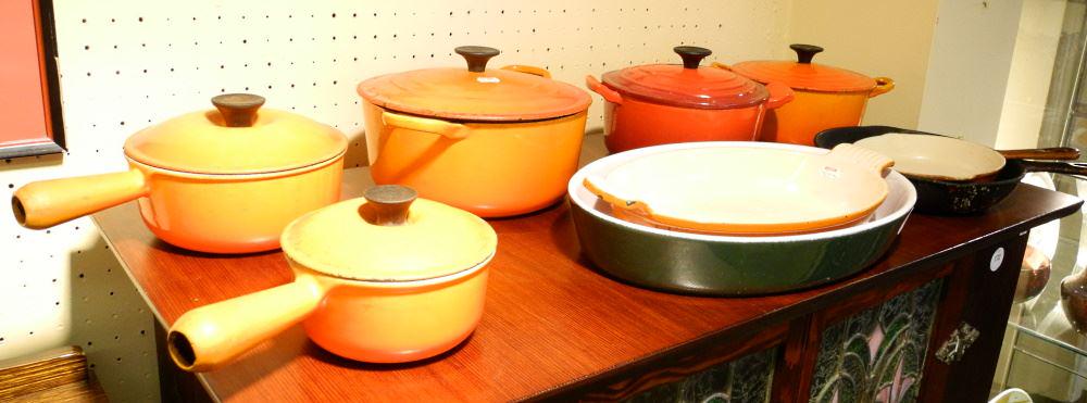 9 Pieces of Le Creuset & Other Enamelled Cast Iron Cook (1 of 2)