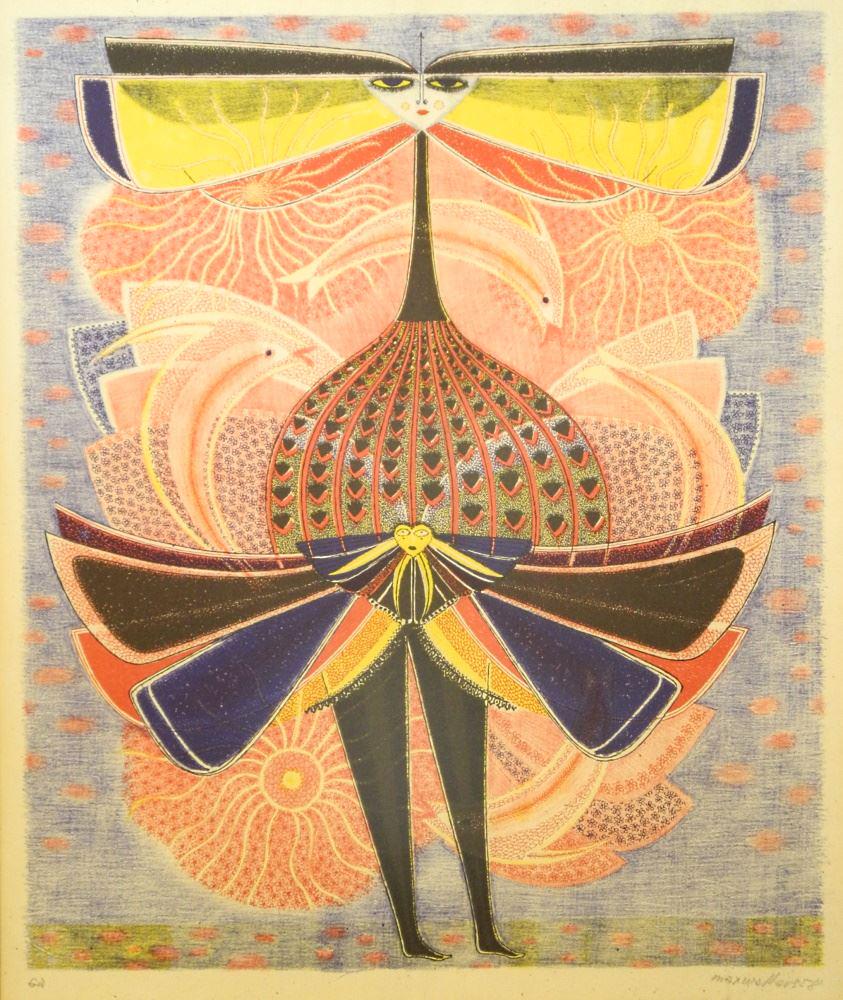 Litho. signed Max Walter (Svanberg) 1958, 19" x 16 (1 of 4)