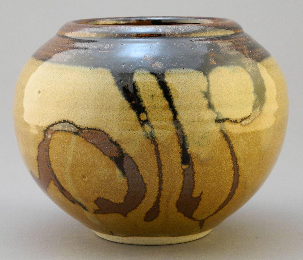 Pottery Pot signed Dexter, 4 7/8" high. (1 of 4)