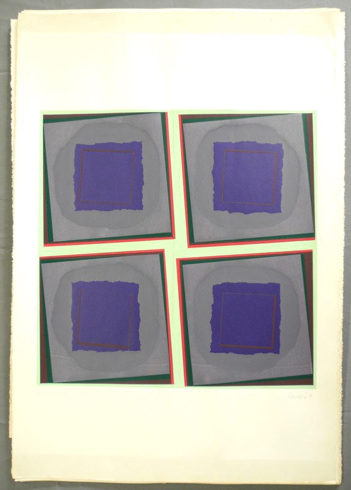 18 Coloured Prints & Proofs signed Harvey '68, 37 3/4" (1 of 7)