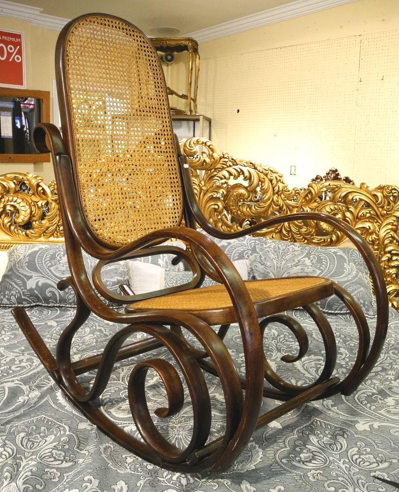 Hoffman Design Bentwood Rocker.: Hoffman Design Bentwood Rocker.