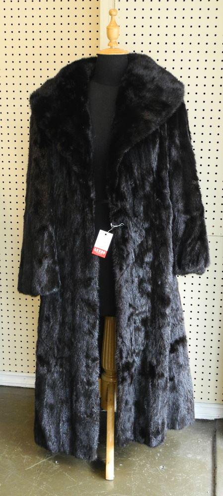 Full Length Dark Brown Mink Coat "The Room/ Simpsons/ (1 of 3)