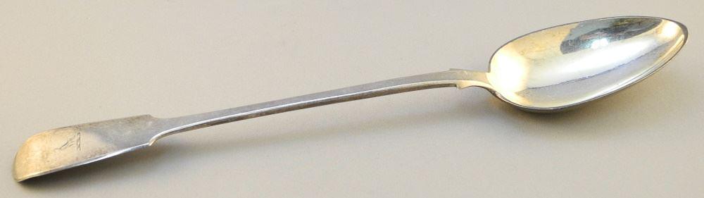 Hallmarked Silver Stuffing Spoon, 134 grams. (1 of 4)