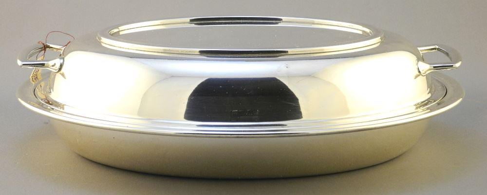 W.M. Carmichael Silver Plated Oval Covered Entree Dish, (1 of 4)