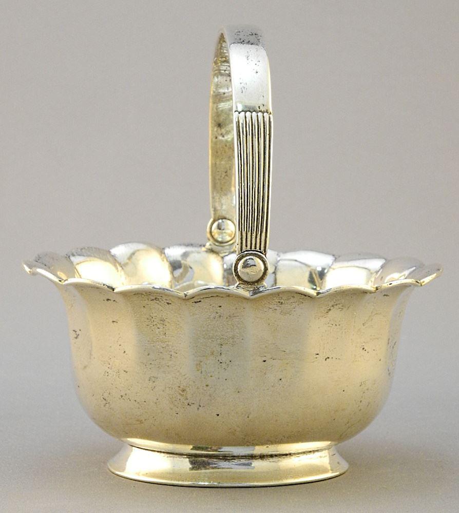 Tiffany & Co. Sterling Silver Basket, 4 1/2" wide. (1 of 4)