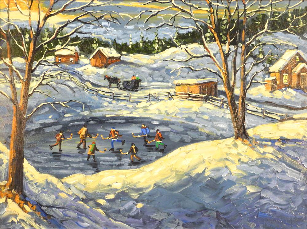 Acrylic on Canvas signed (Rod) Charlesworth, 18" x 24",: Acrylic on Canvas signed (Rod) Charlesworth, 18" x 24", "Yesterday".