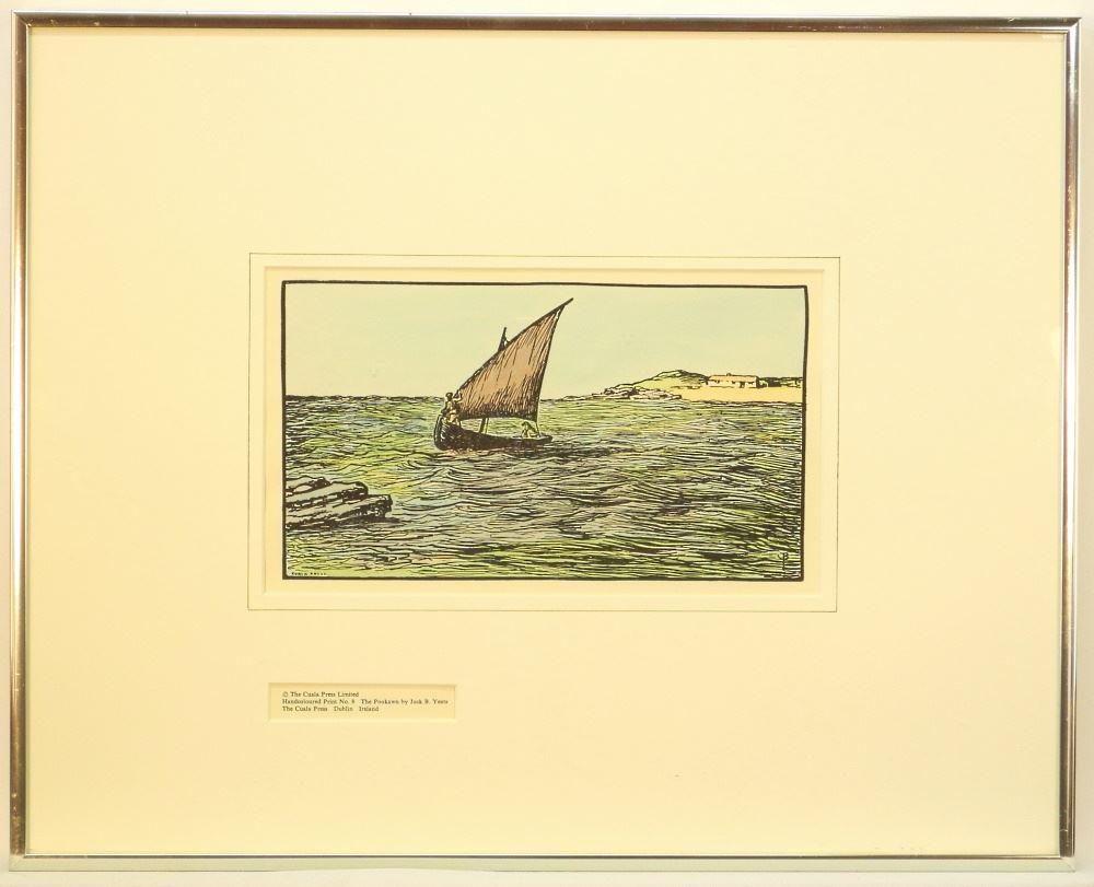 Hand Coloured Print After Jack B. Yeates, 6" x 10 1/2", (1 of 7)