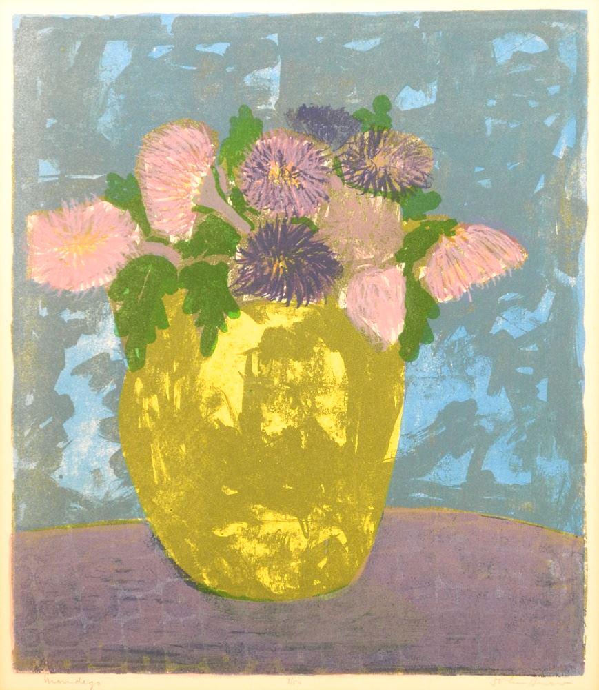 Colour Print Signed John Snow, #9/50, 17" x 14 1/2", (1 of 4)