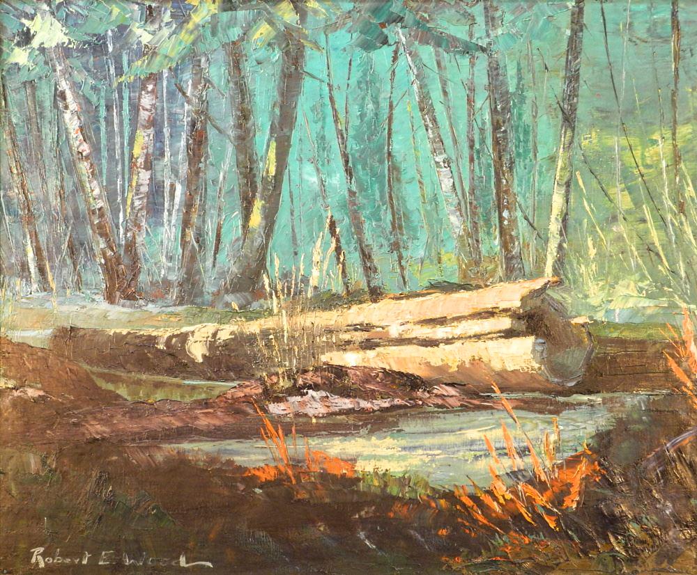 Oil on Canvas signed Robert E. Wood, 19 1/4" x 29 1/4", (1 of 5)