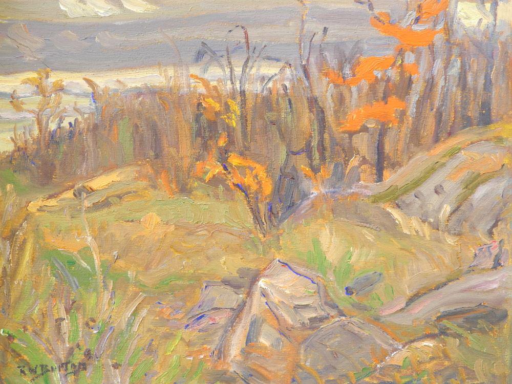 Oil on Panel signed R. (Ralph) W. Burton, 10" x 13", (1 of 4)