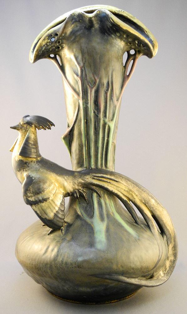 Amphora Pottery Vase, 20" high. (1 of 8)