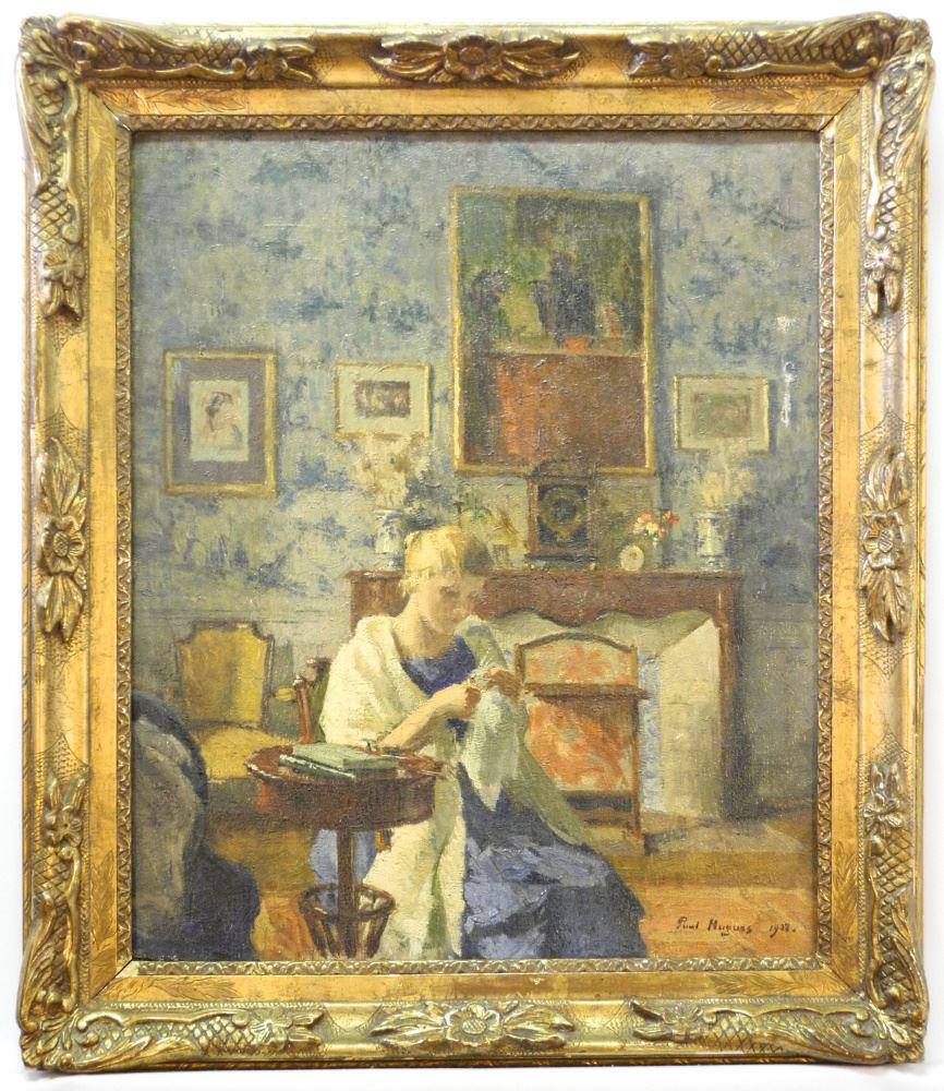 Oil on canvas signed Paul Hughes, 21 3/4" x 18 1/4", (1 of 10)