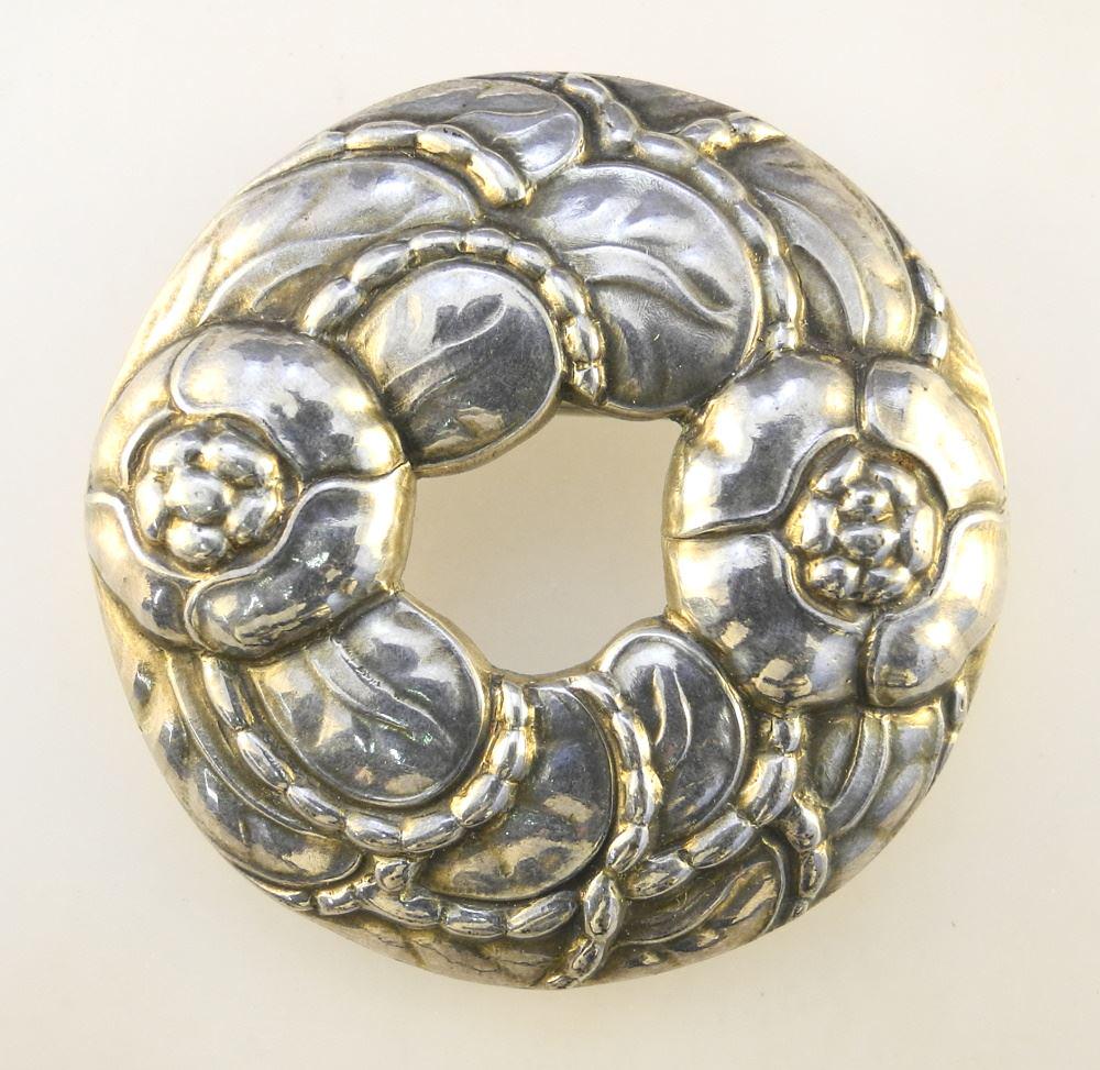 Georg Jensen 925S Brooch, Model # 42, 1904-1994 (1 of 2)