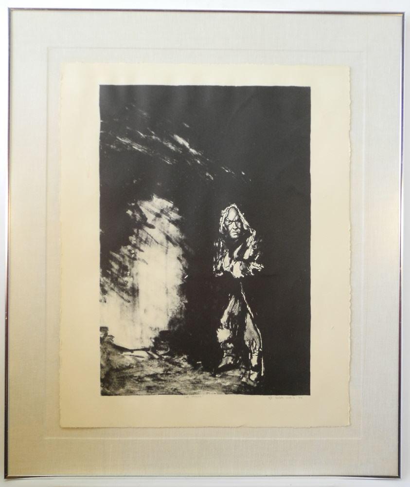 Lithograph signed Blake Ward '78, 28" x 22 1/2", "My (1 of 3)