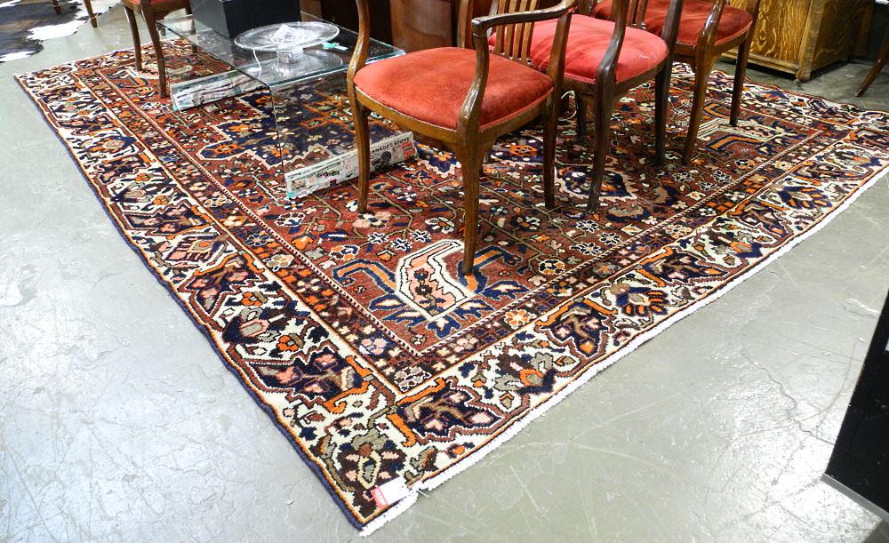 Bakhtiar Carpet, approximately 9' x 11'7". (1 of 4)