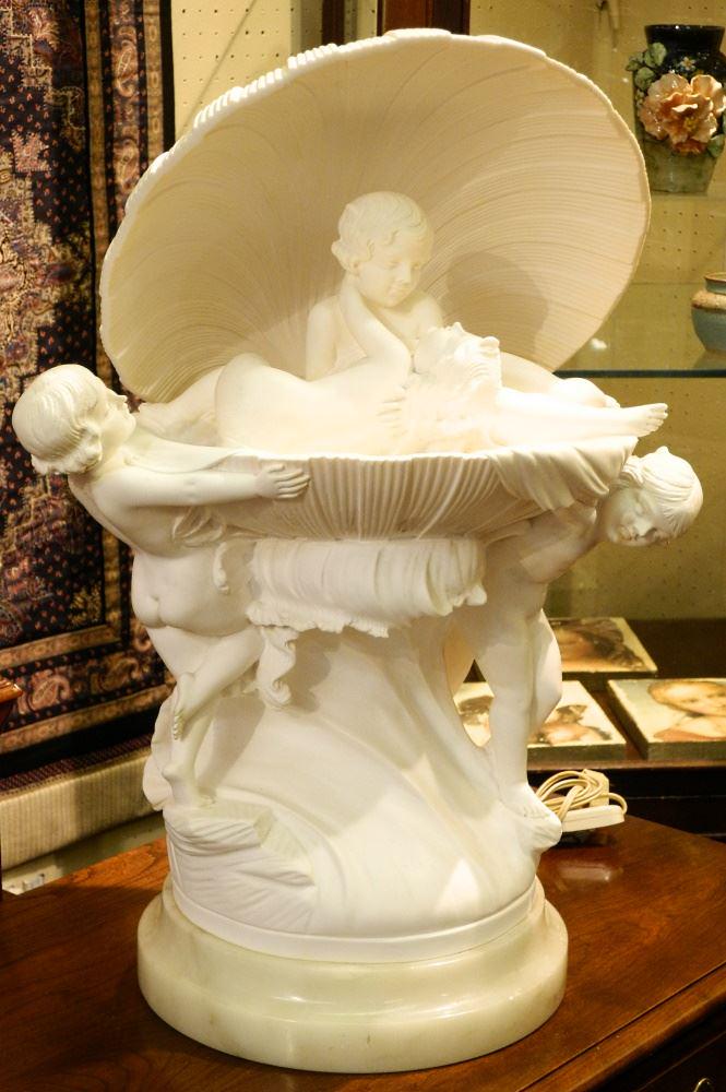 Cast Composition Illuminated Sculpture "Youths within (1 of 1)