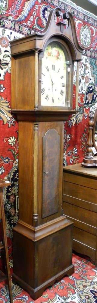 Antique Mahogany Tall Cased Clock, as found. (1 of 4)