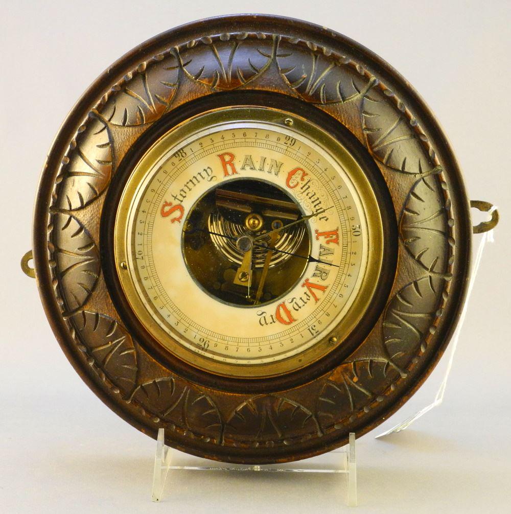 Barometer with Whaling Ship Provenance, 8 3/4" (1 of 2)