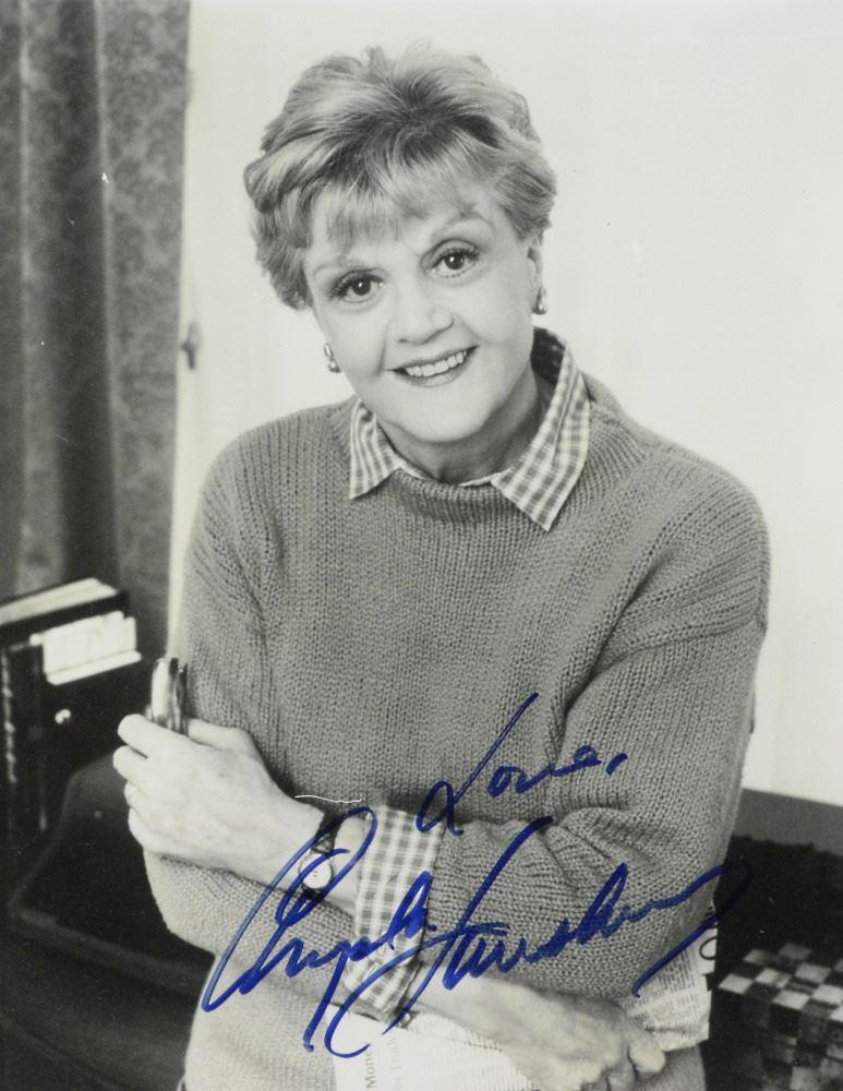 Celebrity Photograph signed Angela Lansbury, 10" x 8". (1 of 2)