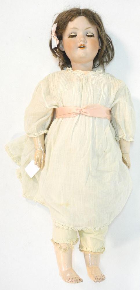 Armand Marseille Bisque Head Sleepy Eye Doll, 23" high. (1 of 1)