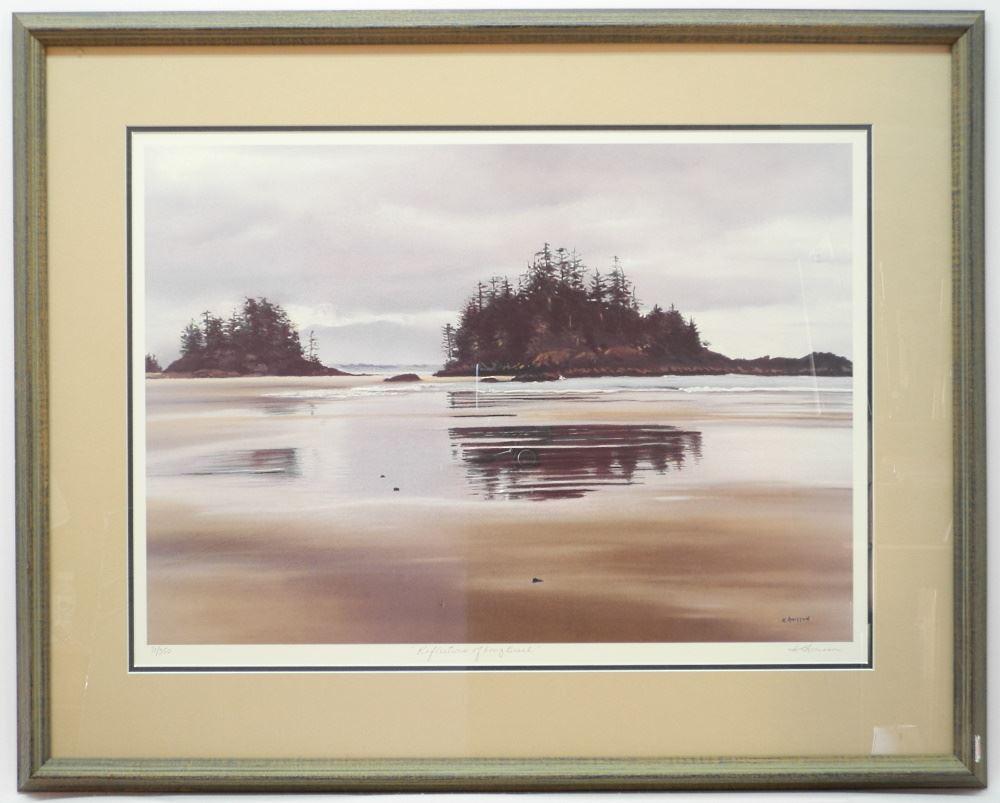 Limited Edition Print signed K. Amisson, 81/350, 16 (1 of 2)