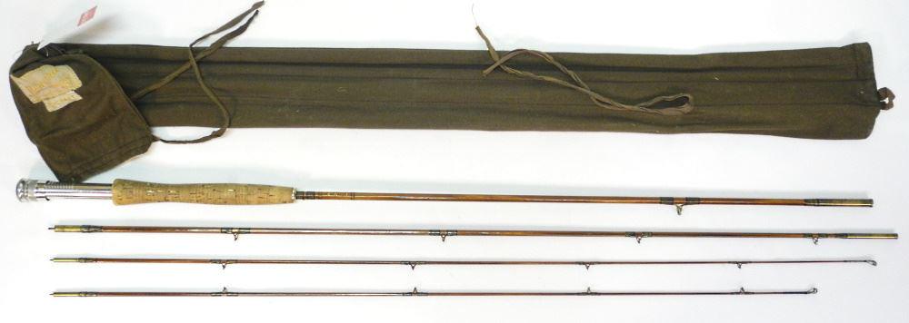 Vintage Milward Flycraft Hexcane Fishing Rod (England).: Vintage Milward Flycraft Hexcane Fishing Rod (England).