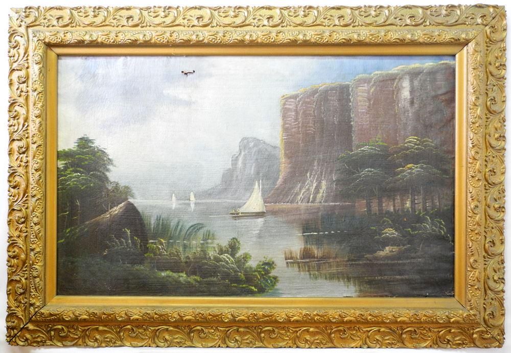 Oil on Canvas attributed to Ruby Sweeney (PEI), 21 1/2" (1 of 5)