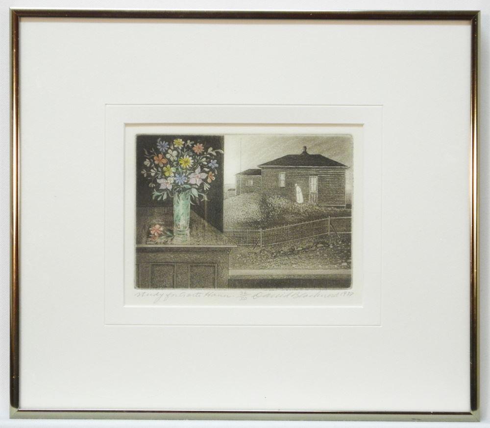 Etching & Aquatint signed David Blackwood '87, 36/50, (1 of 4)