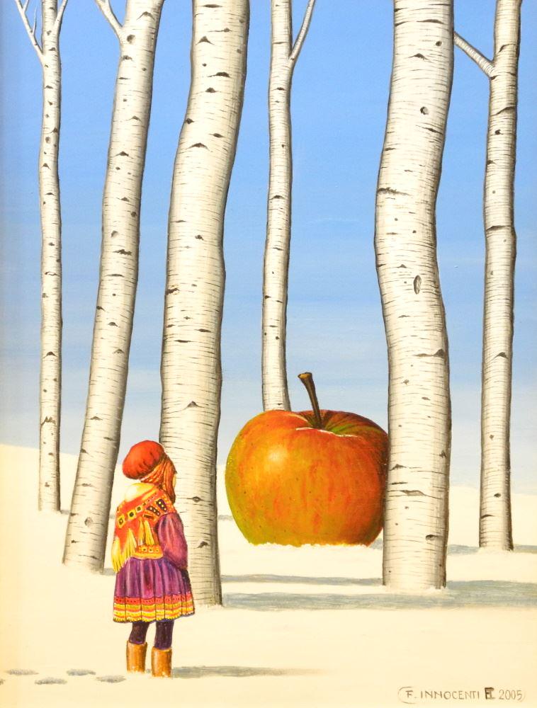 Oil on Board signed F. (Franco) Innocenti 2005, 15" x (1 of 5)