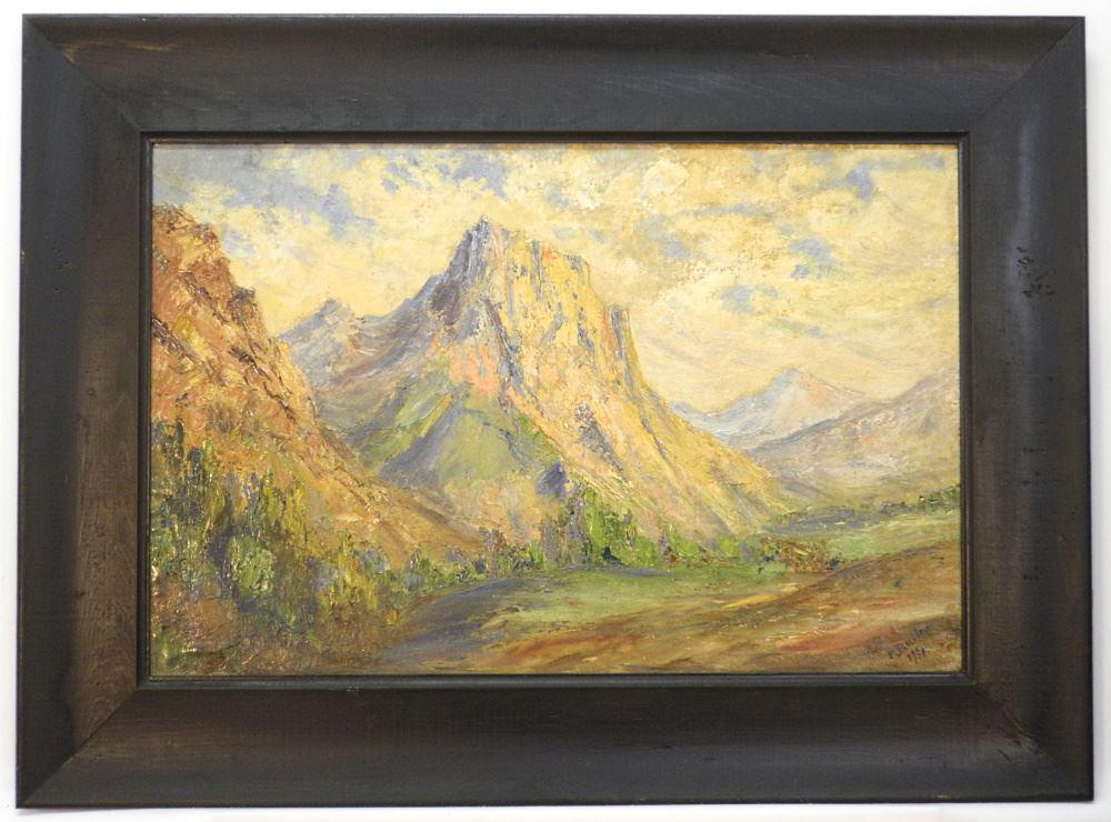 3 Oil on Boards signed R. Bullen, 15 1/2" x 23 1/2", (1 of 12)