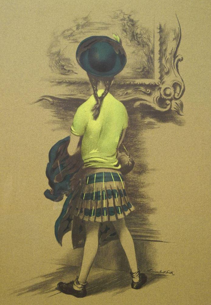 Coloured Lithograph signed Lawrence Beall Smith, 23 (1 of 4)