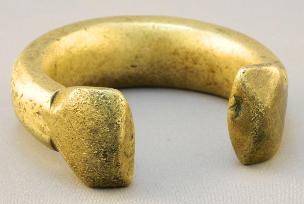 African Currency Bracelet, 3 1/4" wide. (1 of 2)