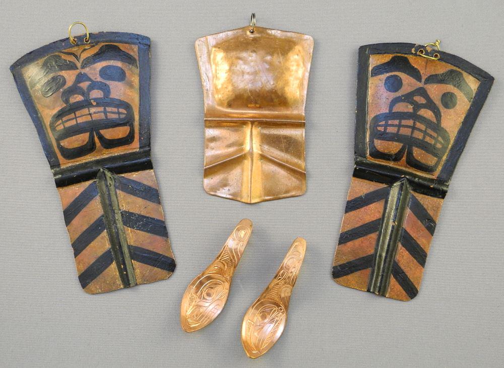 North West Coast Copper Jewellery: 3 Coppers (tallest 4 (1 of 1)