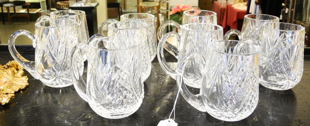 10 Waterford Crystal Mugs, Alana. (1 of 2)
