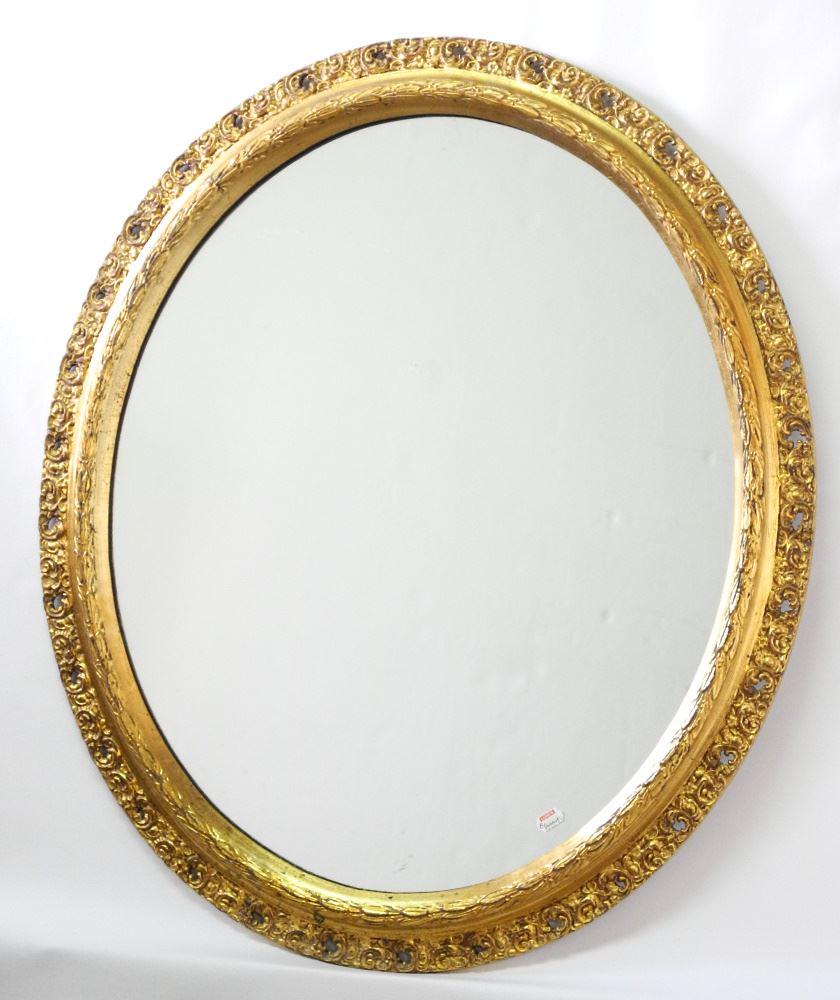Gilt Framed Mirror, 28" x 22". (1 of 1)