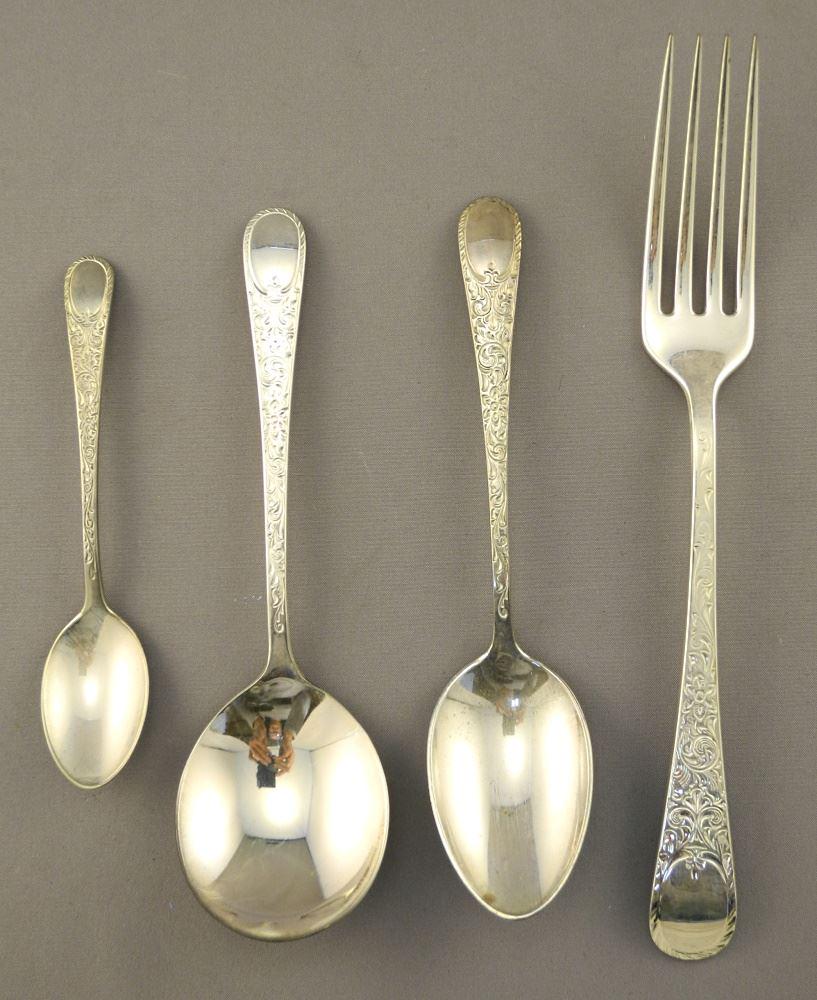 Lot of Birks Sterling Silver Flatware, 31 pieces, 970 (1 of 3)