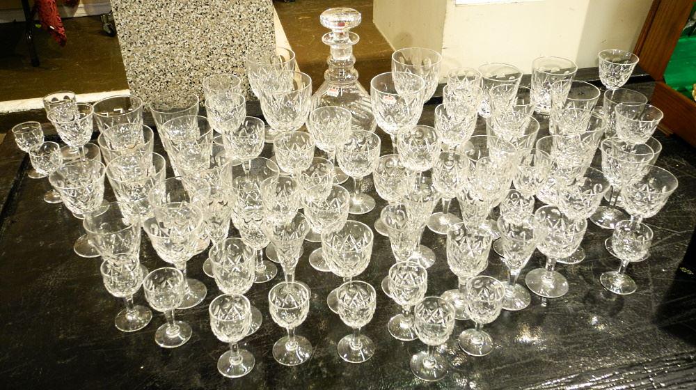 Set of Stuart Crystal Wares. (1 of 3)