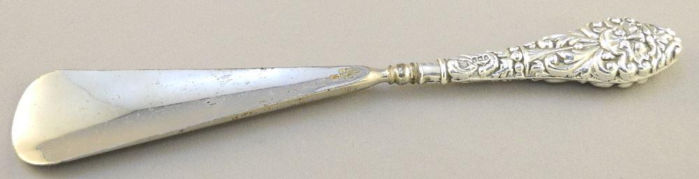 Hallmarked Birmingham Sterling Silver Shoe Horn, (1 of 2)
