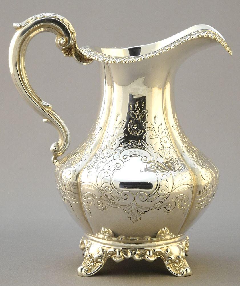 Victorian Sterling Silver Milk Jug by William Hunter, (1 of 7)