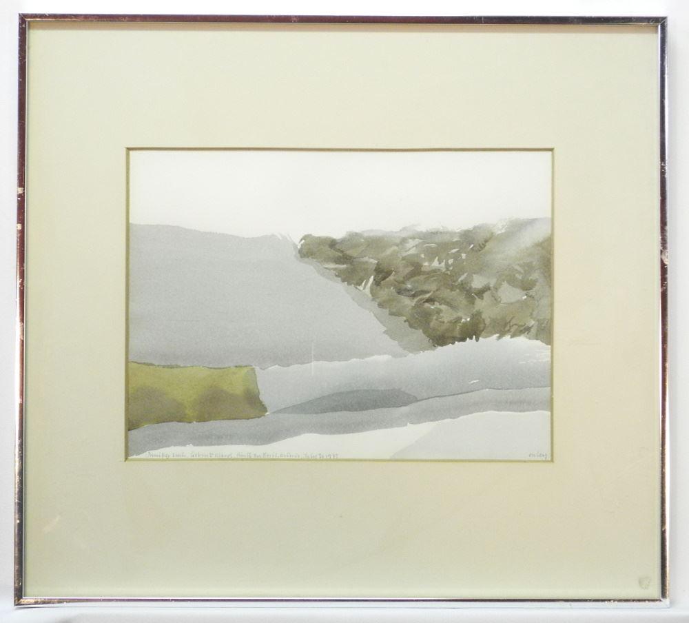 Watercolour signed (Toni) Onley, 10 1/2" x 14 1/4", (1 of 7)