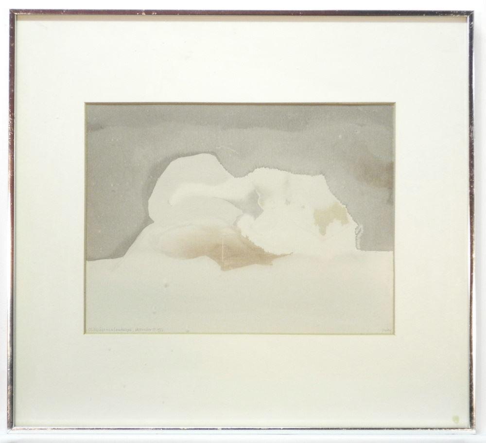 Watercolour signed (Toni) Onley, 10 3/4" x 14 1/2", (1 of 6)