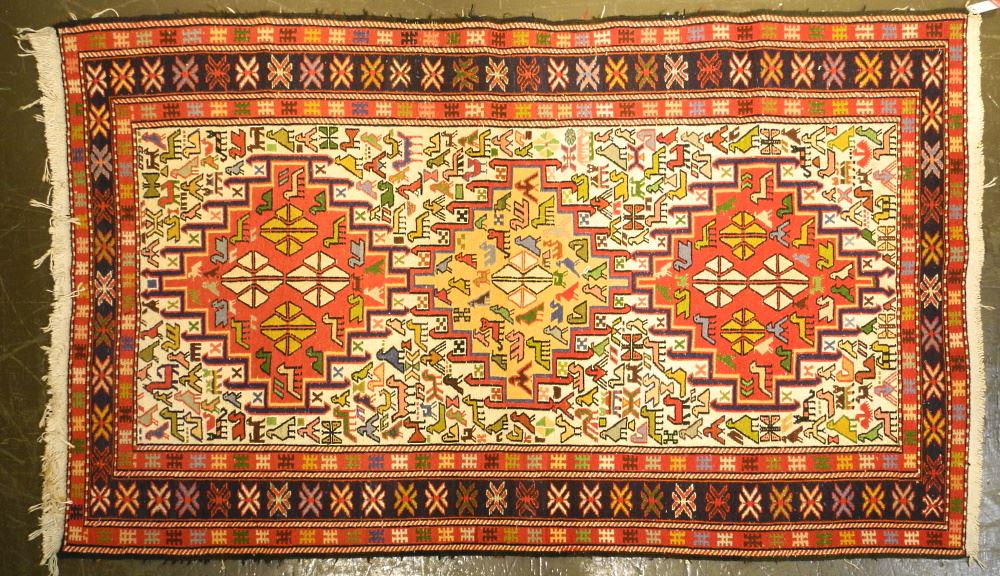Antique Persian Wool Carpet, approximately 6'6" x (1 of 7)