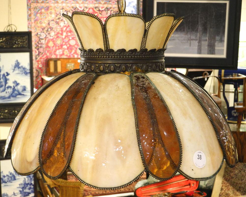 Caramel Glass Pendant Ceiling Fixture.: Caramel Glass Pendant Ceiling Fixture.