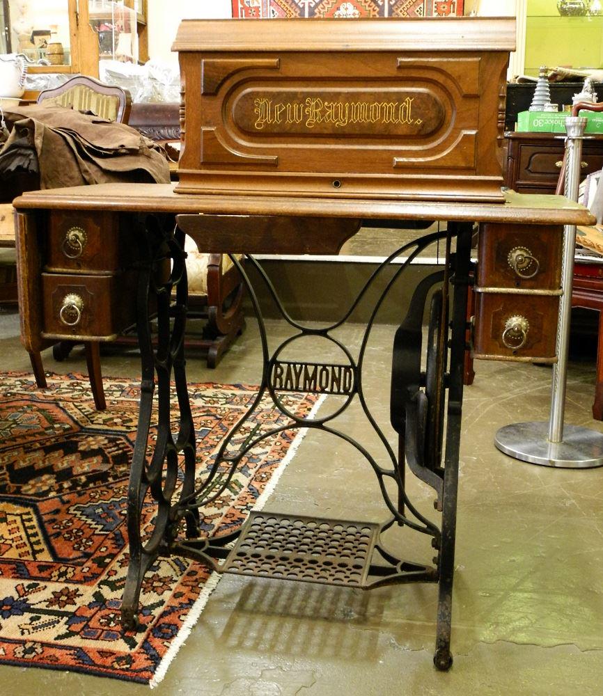 New Raymond Treadle Sewing Machine. (1 of 2)
