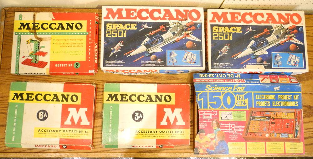 Meccano Outfit No.2, No.6A, No.3A & 2 Space & Science (1 of 5)