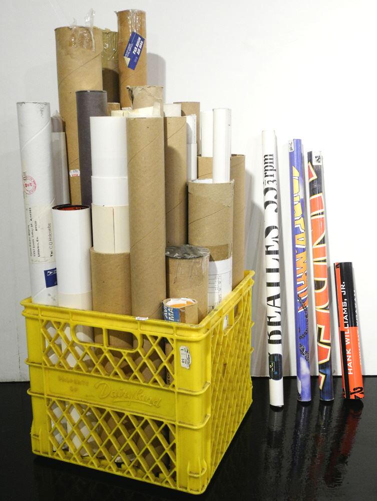 Crate of Various Rock / Country / Blues / Posters, (1 of 1)