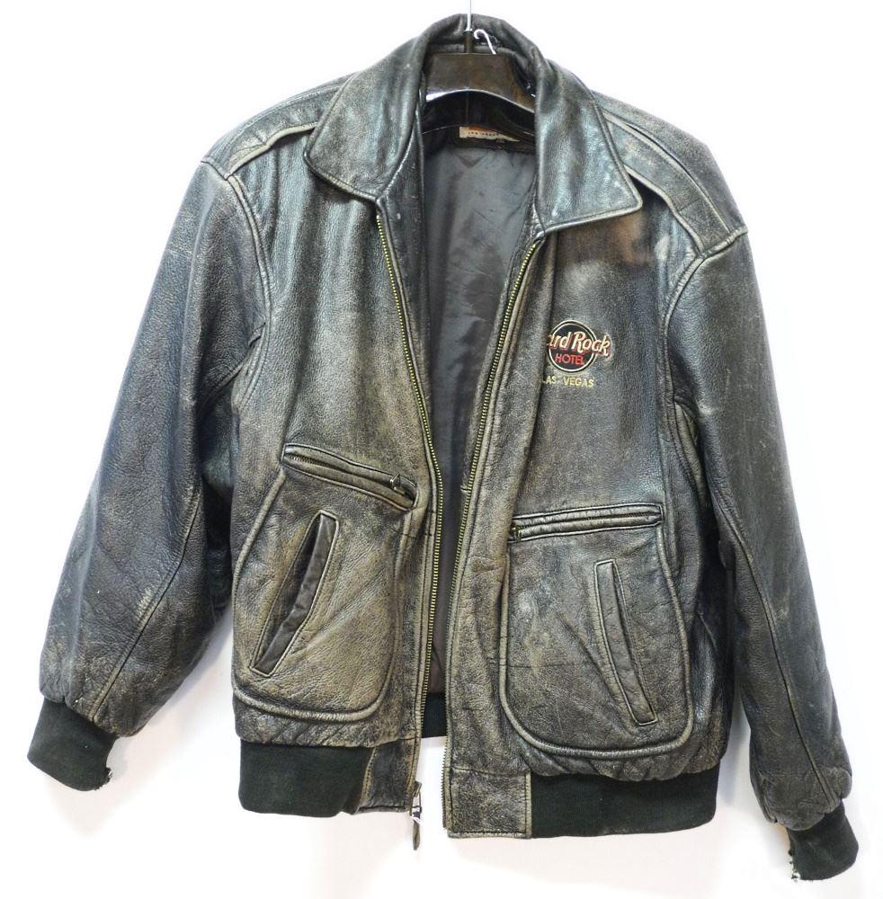 Hard Rock Cafe Las Vegas Leather Jacket, Size 2XL. (1 of 3)