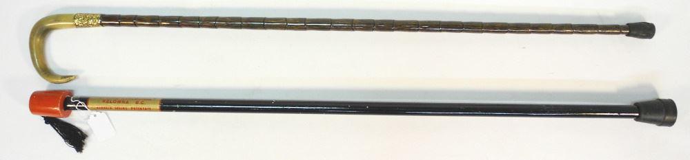 2 Walking Sticks: 1 Horn & 1 Shriner. (1 of 2)