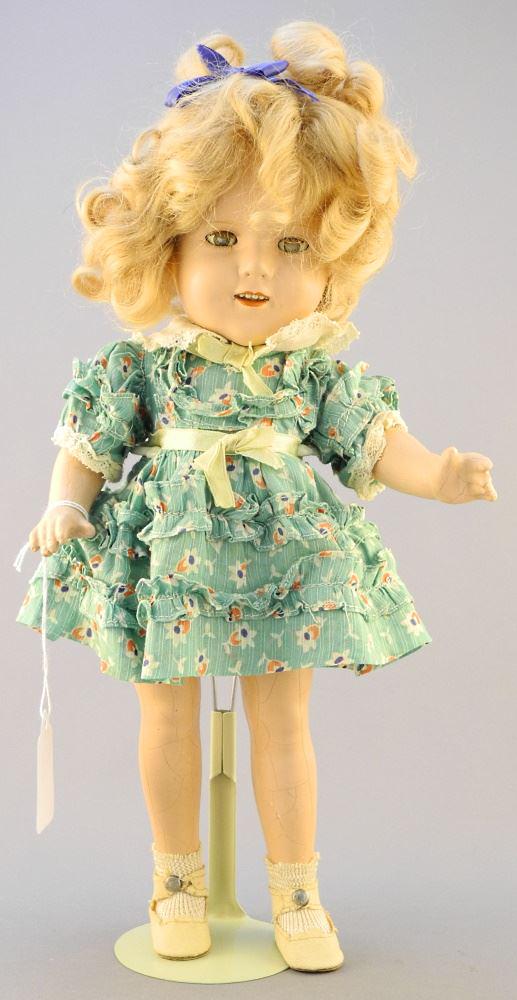 Reliable Toy Co. Shirley Temple Doll, 13" high. (1 of 2)